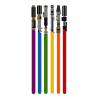 rainbow lightsaber | Teevron