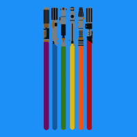 Rainbow Lightsaber Classic Tee | Teevron