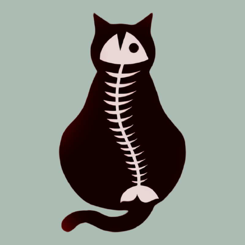 Cat With Fish Bone Classic Tee by artisFamous | Teevron