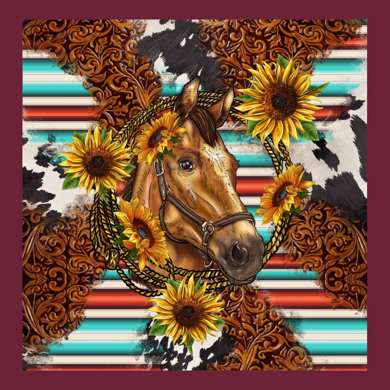 Western Horse Long Sleeve Tee by BarkalooDesign | Teevron