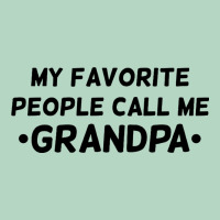 My Favorite People Call Me Grandpa Black Classic Tee | Teevron