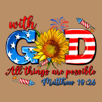 With God All Things Are Possible Usa Vintage Hoodie | Teevron