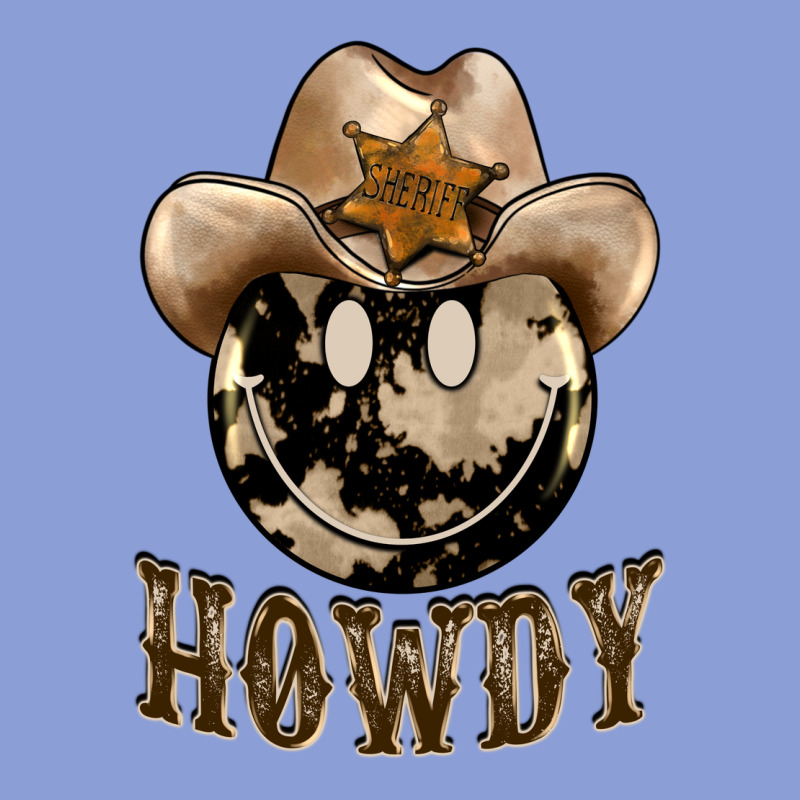 Howdy Smiley Face Long Sleeve Tee by BarkalooDesign | Teevron