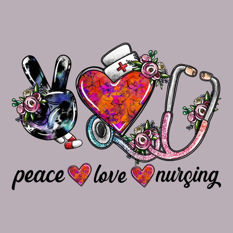 Peace Love Nursing Vintage Tee by SublimationCraftShop | Teevron