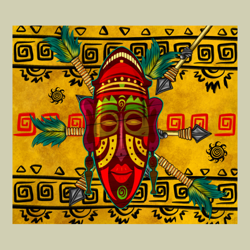 African Mask Tumbler Heavy Core Tee by BundleAndBundleShop | Teevron