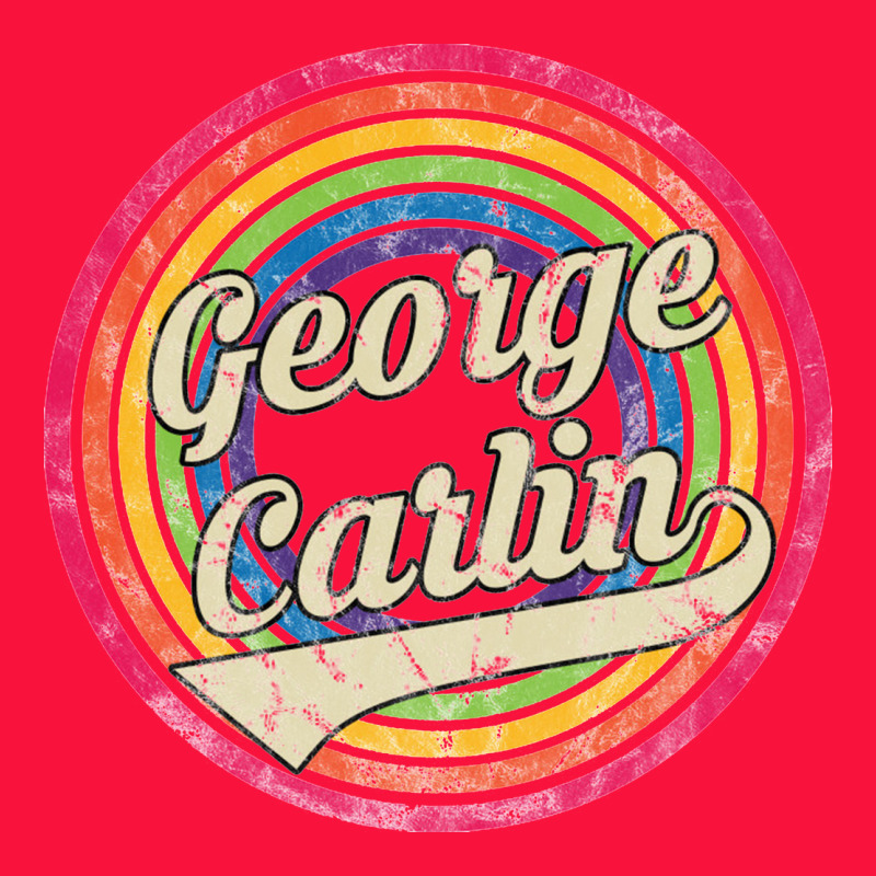 George Carlin   Retro Rainbow Faded Style Classic Tee by artisFamous | Teevron