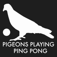 Best Pigeons Playing Ping Pong Music Classic Tee | Teevron