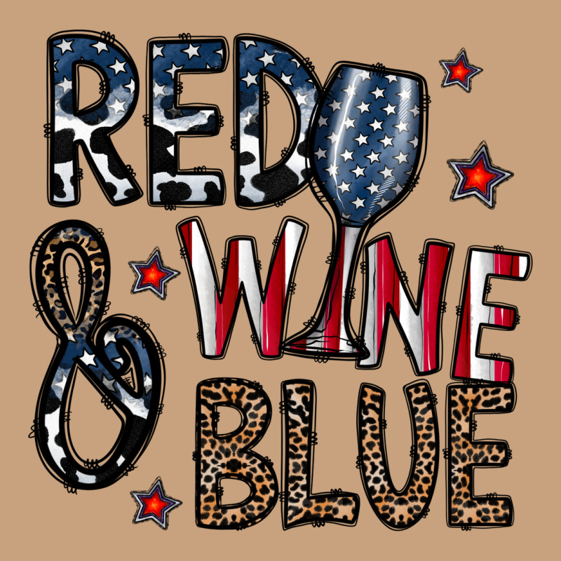 Red Wine Blue Vintage Tee by CowhideDigitalArt | Teevron