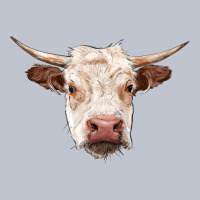 Hereford Cow Head Premium Hoodie | Teevron