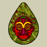African Masks Teardrop  7 Heavy Core Tee | Teevron