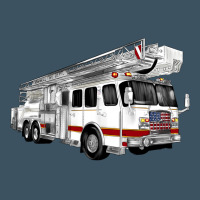 White Fire Truck Urban Heavy Tee | Teevron
