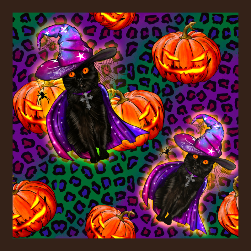 Witchy Cat And Pumpkins Seamless Paternal Heavy Core Tee by BundleAndBundleShop | Teevron