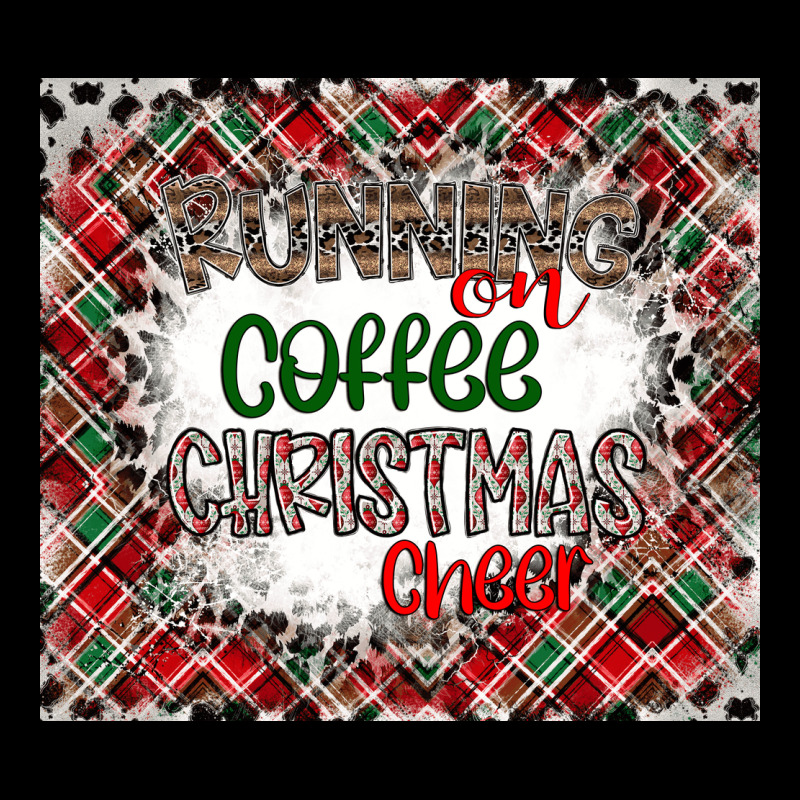 Running On Coffee And Christmas Premium Tee by CowhideDigitalArt | Teevron