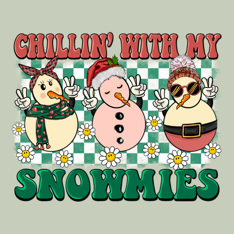 Chillin With My Snowmies Long Sleeve Tee by BarkalooDesign | Teevron