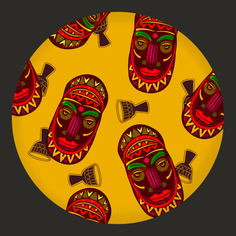 African Masks Round Earrings 5 Heavy Core Tee by BundleAndBundleShop | Teevron