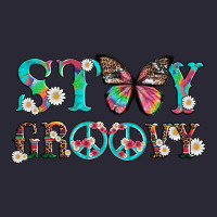 Stay Groovy With Butterfly Peace Sign And Flowers Vintage Tee | Teevron