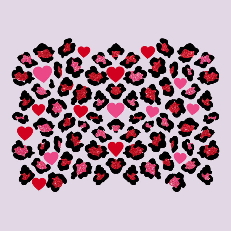 Valentines Day Leopard And Heart Background Classic Tee by FaDigitalArtStudio | Teevron