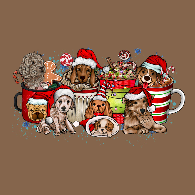 Christmas Dog Coffee Premium Tee by CowhideDigitalArt | Teevron