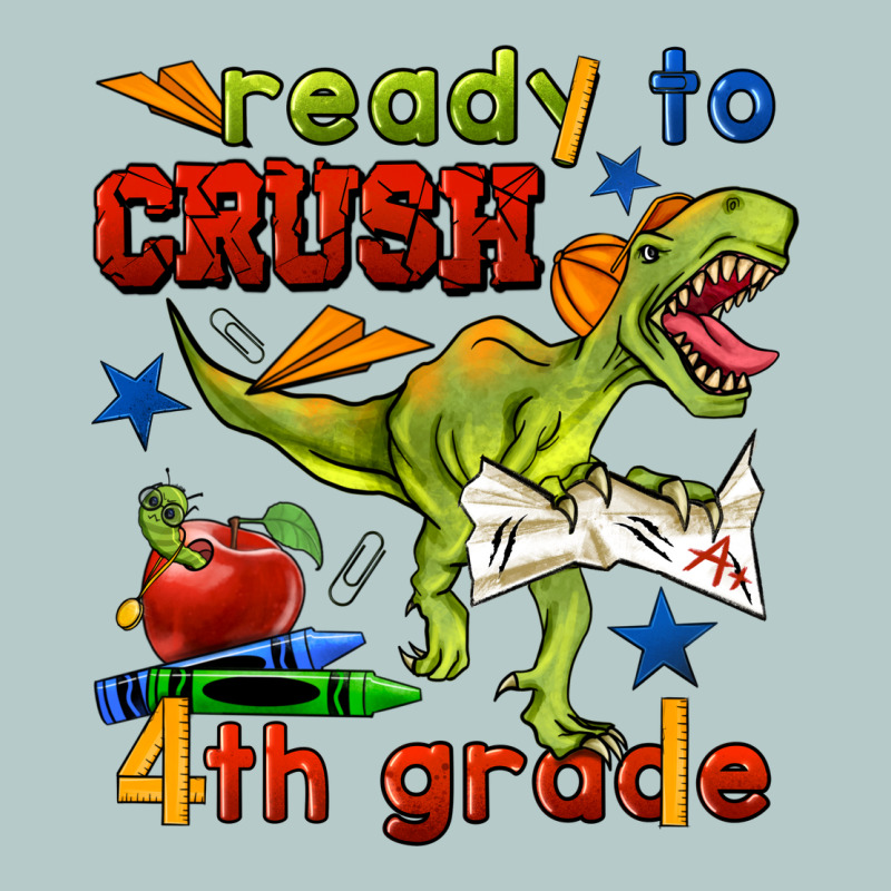Ready To Crush 4th Grade Heavy Core Tee by BundleAndBundleShop | Teevron