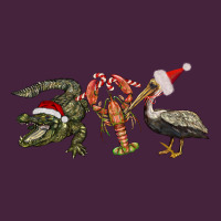 Christmas Alligator Pelican Crawfish Long Sleeve Tee | Teevron