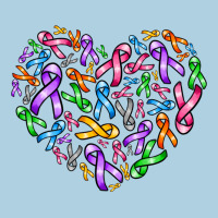 Cancer Ribbon Heart Premium Hoodie | Teevron
