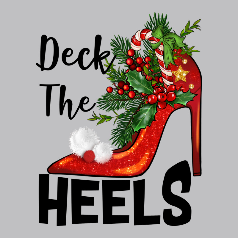 Deck The Heels Christmas Long Sleeve Tee by BarkalooDesign | Teevron