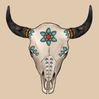 Turquoise Bull Skull Classic Tee | Teevron