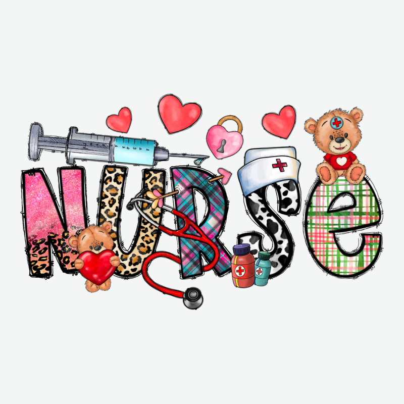 Nurse Valentines Day Urban Heavy Tee by CowhideDigitalArt | Teevron