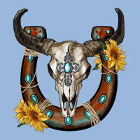 Bull Skull With Horseshoe Premium Hoodie | Teevron