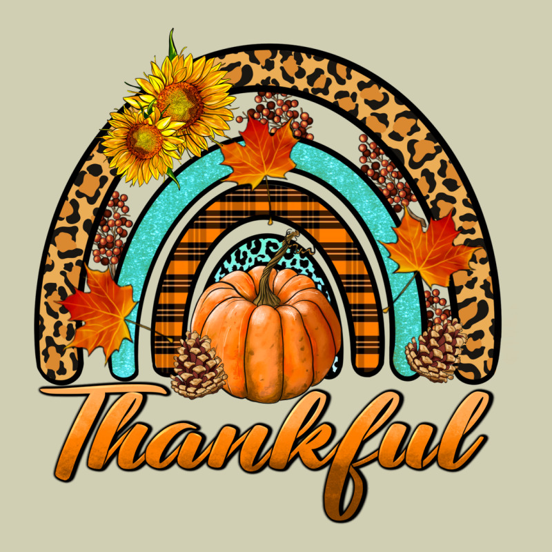 Thankful Pumpkin Rainbow Heavy Core Tee by BundleAndBundleShop | Teevron