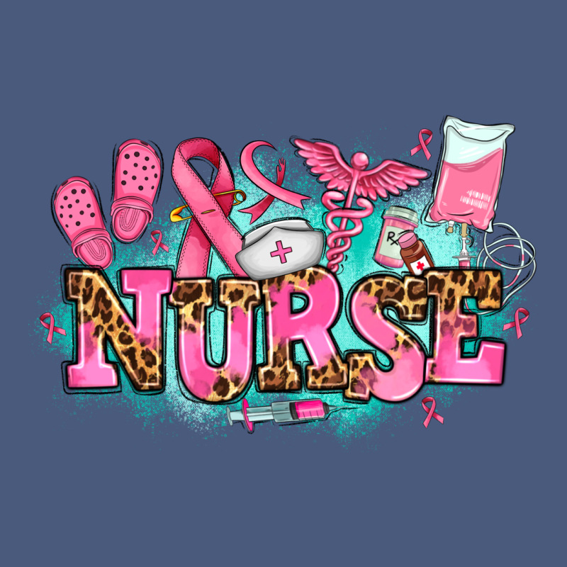 Breast Cancer Nurse Vintage Hoodie by AdoDesignShop | Teevron