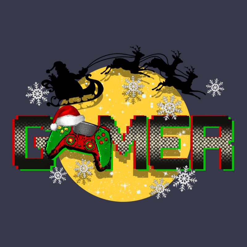 Christmas Gamer Long Sleeve Tee by BarkalooDesign | Teevron