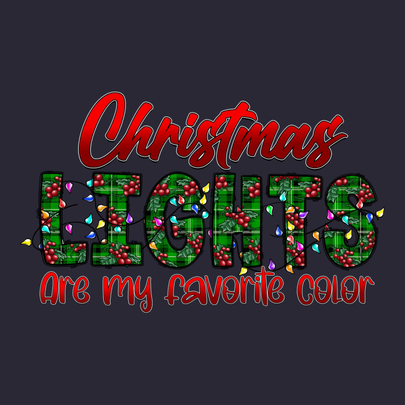 Festive Christmas Lights Text Art Vintage Tee by CowhideDigitalArt | Teevron