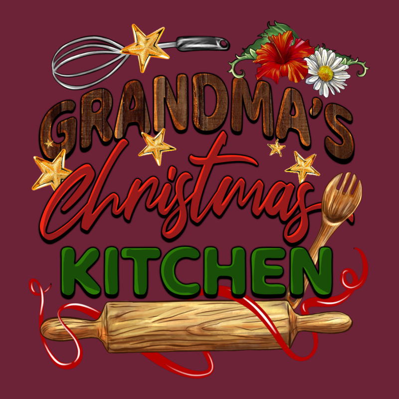 Grandma's Christmas Kitchen Long Sleeve Tee by BarkalooDesign | Teevron
