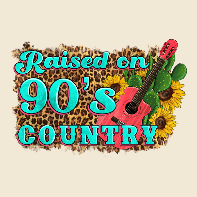 Raised 90's Country Guitar Cactus Sunflower's Ladies Tee by Artiststas | Teevron