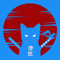 Ninja Cat Japanese Classic Tee | Teevron