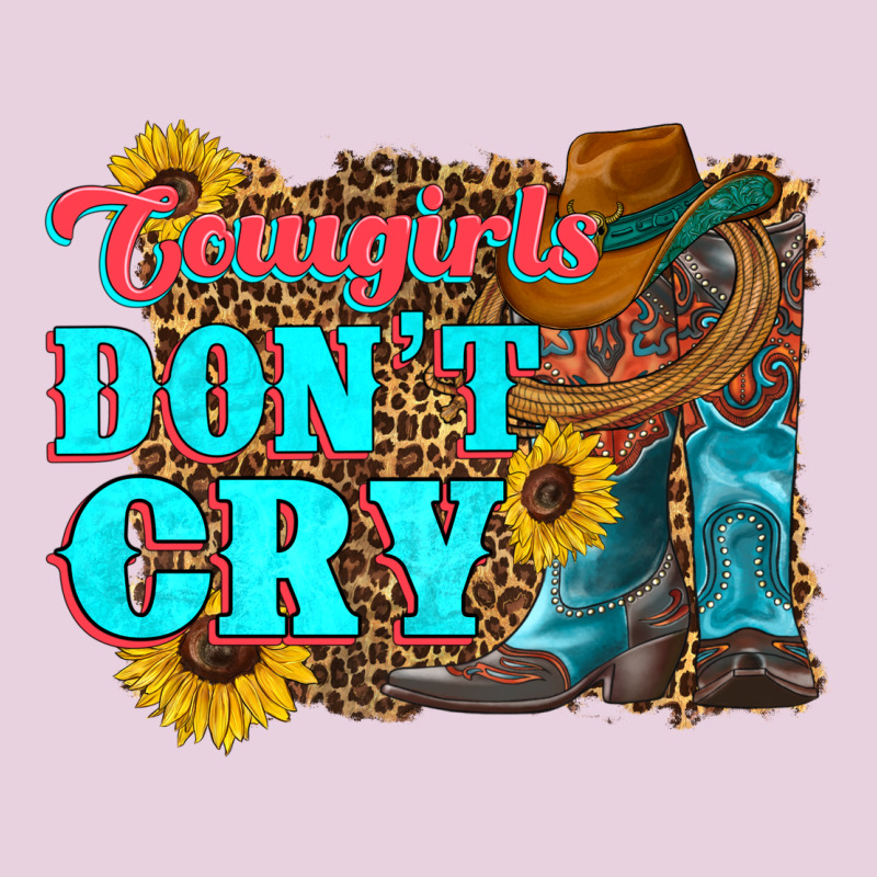 Cowgirls Don't Crty Boots Hat Sunflowers Ladies Tee by Artiststas | Teevron