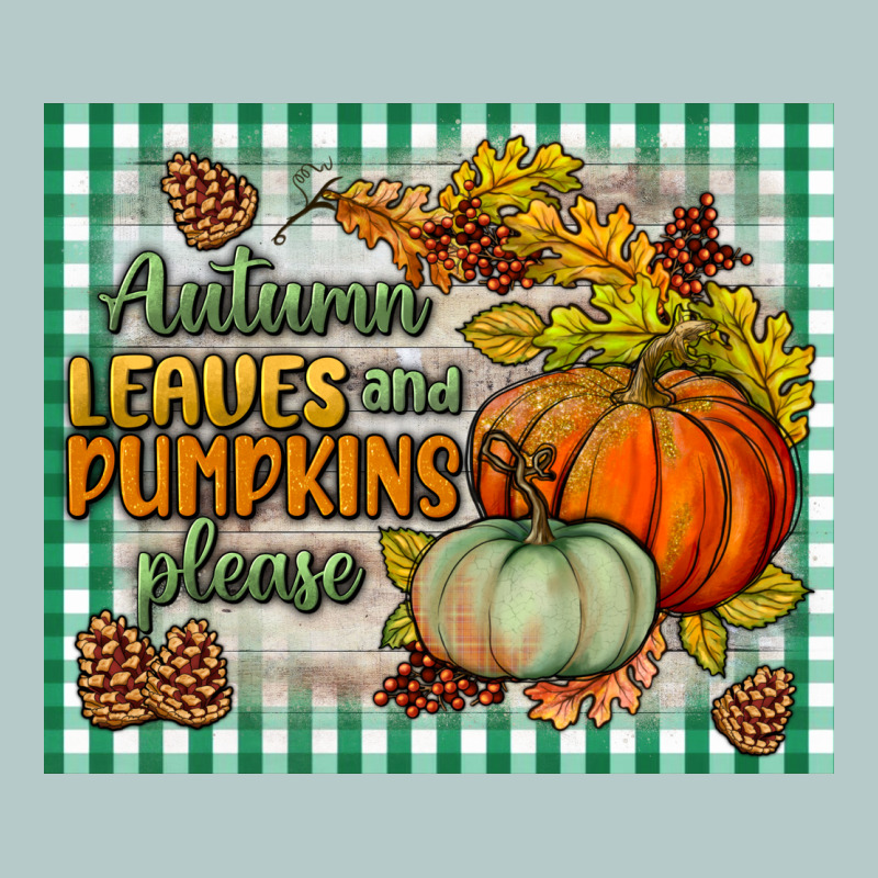 Autumn Leaves And Pumpkins Please Mouse Pad Heavy Core Tee by BundleAndBundleShop | Teevron