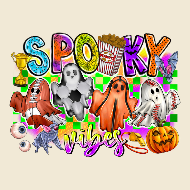 Spooky Vibes Ghost Premium Tee by CowhideDigitalArt | Teevron