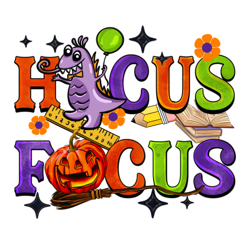 Hocus Focus Halloween Teacher Long Sleeve Tee by BarkalooDesign | Teevron