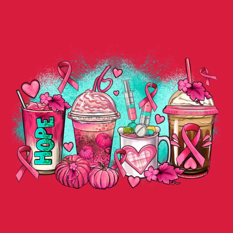 Breast Cancer  Coffee Cups Premium Hoodie by AdoDesignShop | Teevron