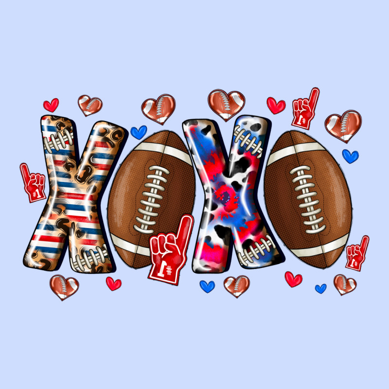 Xox Football Urban Heavy Tee by CowhideDigitalArt | Teevron