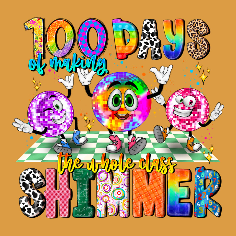 100 Days Of Making The Whole Class Shimmer Urban Heavy Tee by CowhideDigitalArt | Teevron