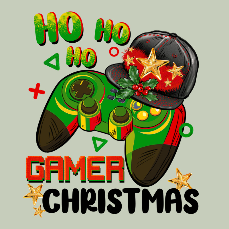 Ho Ho Ho Gamer Christmas Long Sleeve Tee by BarkalooDesign | Teevron
