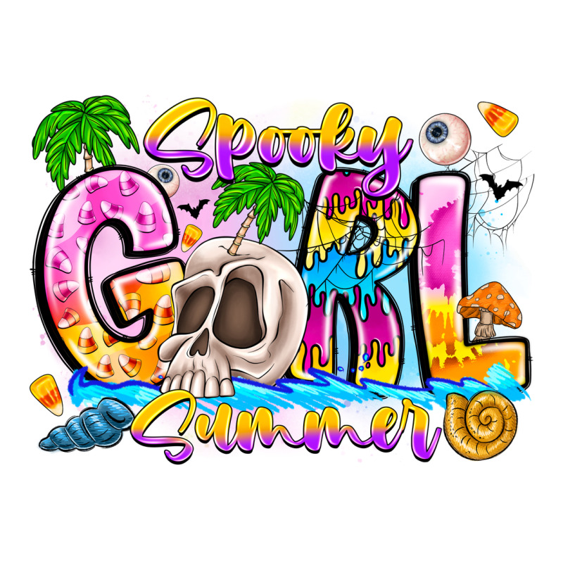 Spooky Girl Summer Premium Tee by CowhideDigitalArt | Teevron