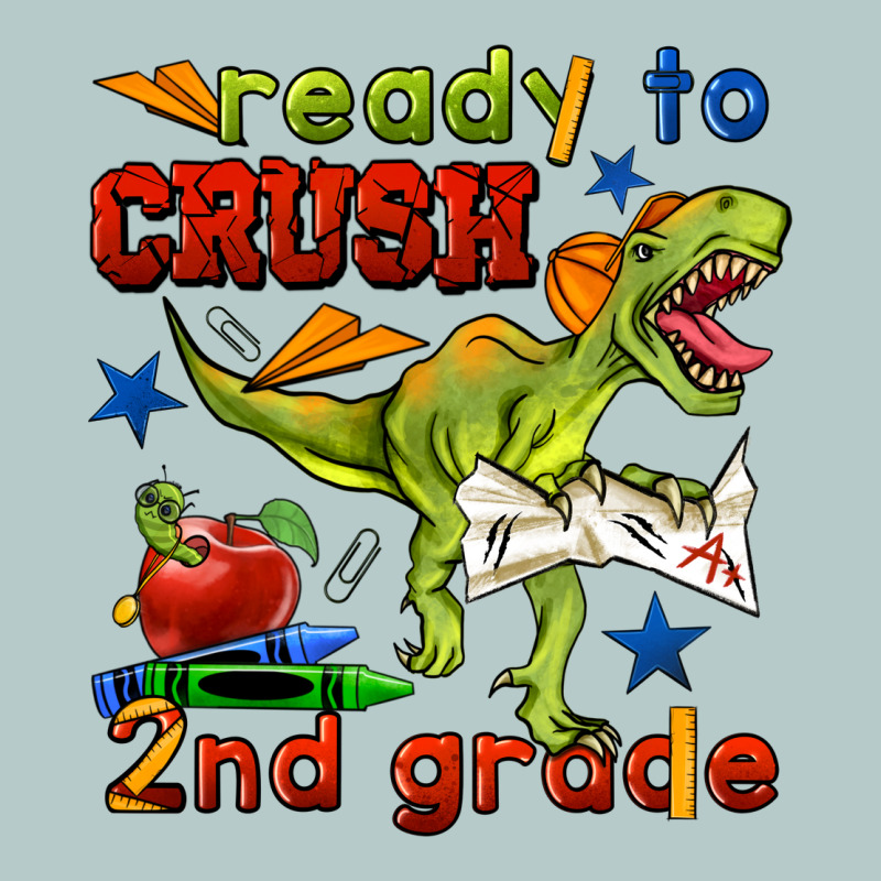 Ready To Crush 2nd Grade Heavy Core Tee by BundleAndBundleShop | Teevron