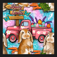 Easter Bunny With Truck Seamless Pattern Classic Tee | Teevron
