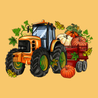 Fall Tractor With Pumpkin Vintage Hoodie | Teevron