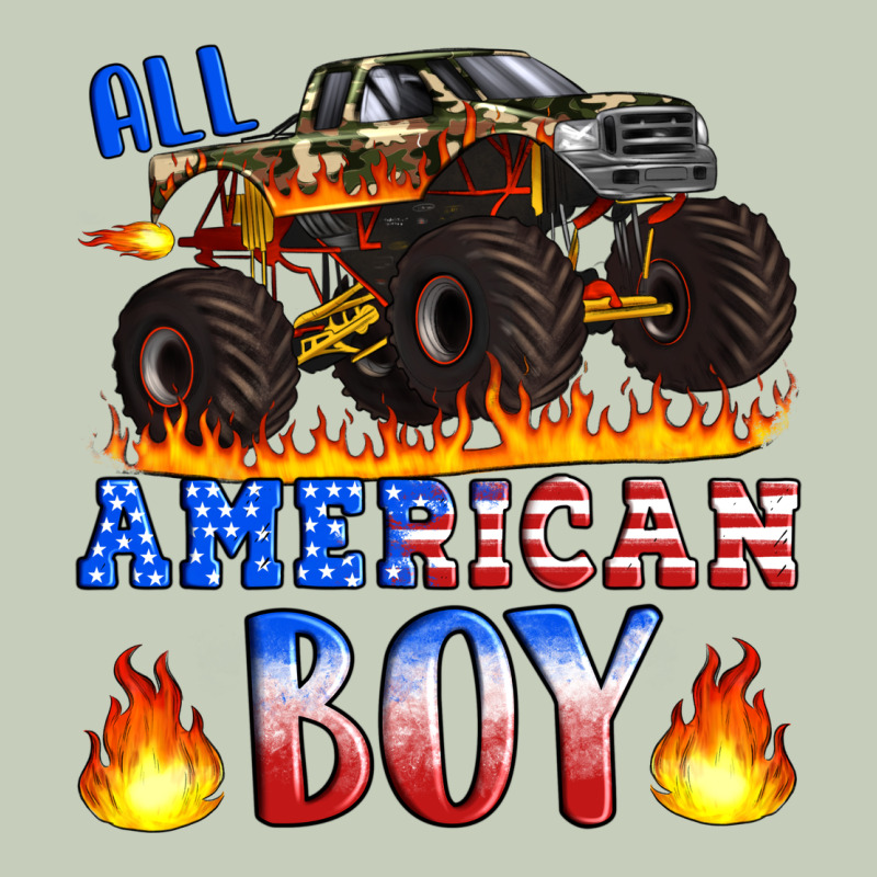 All American Boy Monster Truck Ladies Tee by Artiststas | Teevron