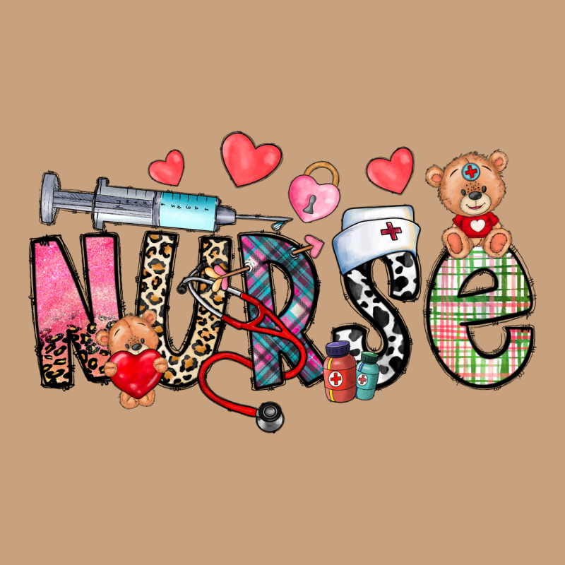 Nurse Valentines Day Vintage Tee by CowhideDigitalArt | Teevron